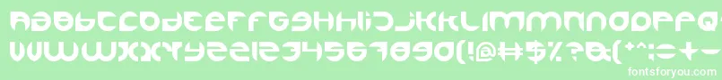Alexandra Font – White Fonts on Green Background