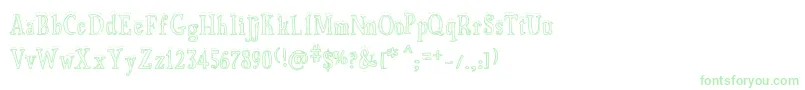 BiscuitMade-Schriftart – Grüne Schriften