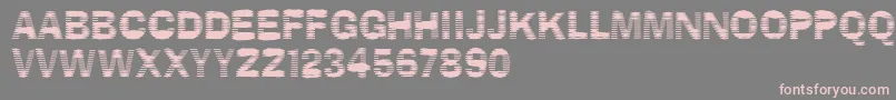 Stackz Font – Pink Fonts on Gray Background