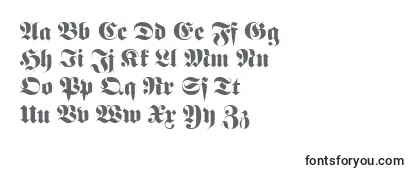 Review of the Fettefrad Font