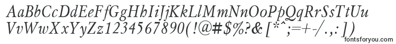 Шрифт MyslNarrowItalic.001.001 – шрифты, начинающиеся на M