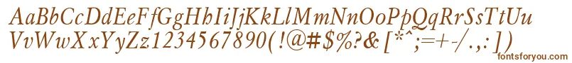 MyslNarrowItalic.001.001 Font – Brown Fonts