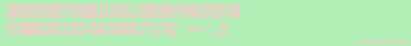 Vielle Font – Pink Fonts on Green Background