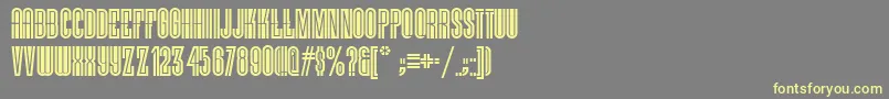 Vielle Font – Yellow Fonts on Gray Background