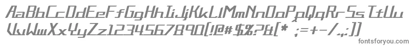 Шрифт AlternationItalic – серые шрифты на белом фоне