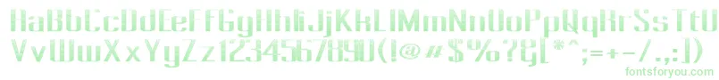 PecotLinedJewel-Schriftart – Grüne Schriften