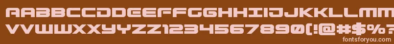 More about Gunshipbold Font Gunshipbold Font – Pink Fonts on Brown Background