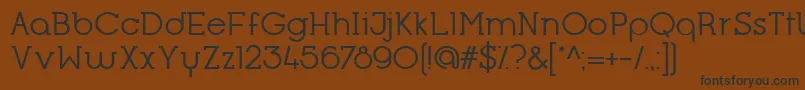 OpificioSerifRegular Font – Black Fonts on Brown Background