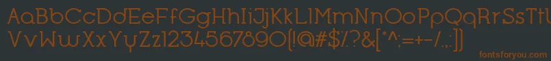 OpificioSerifRegular Font – Brown Fonts on Black Background