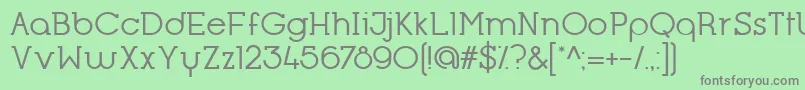 OpificioSerifRegular Font – Gray Fonts on Green Background