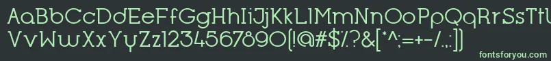 OpificioSerifRegular Font – Green Fonts on Black Background