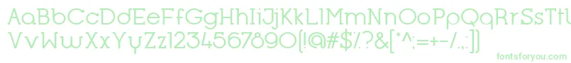 OpificioSerifRegular Font – Green Fonts on White Background