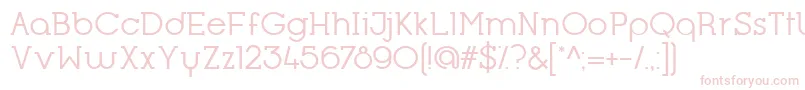OpificioSerifRegular Font – Pink Fonts on White Background