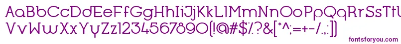 OpificioSerifRegular Font – Purple Fonts on White Background
