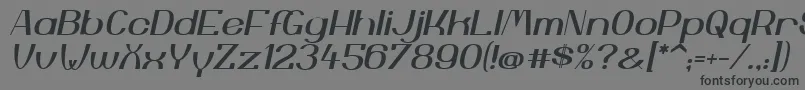 YiggivooUcI Font – Black Fonts on Gray Background