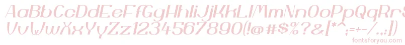 フォントYiggivooUcI – ピンクのフォント