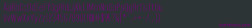 fuente HomeplanetRegular – Fuentes Moradas Sobre Fondo Negro