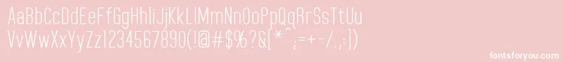 HomeplanetRegular Font – White Fonts on Pink Background