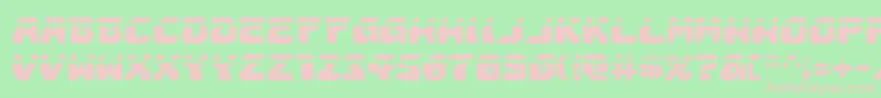 AstropolisLaser Font – Pink Fonts on Green Background