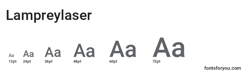 Lampreylaser Font Sizes