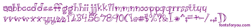 Just Kidding Font – Purple Fonts
