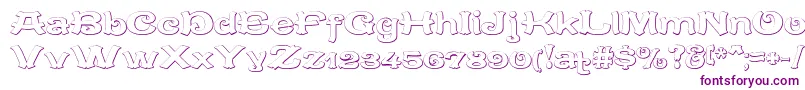 CaracteredoubletBeveled Font – Purple Fonts