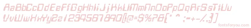 MagcardsskItalic Font – Pink Fonts on White Background
