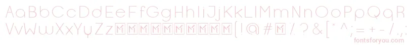 OpificioLight Font – Pink Fonts