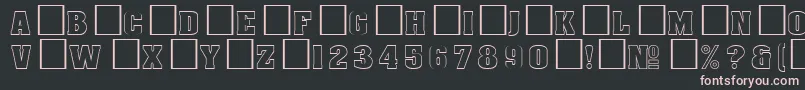 fuente DgAachenoutlineNormal – Fuentes Rosadas Sobre Fondo Negro