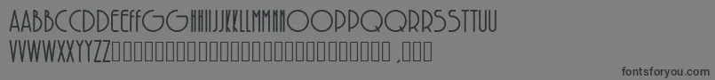SolarBold Font – Black Fonts on Gray Background