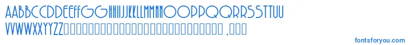 SolarBold Font – Blue Fonts on White Background