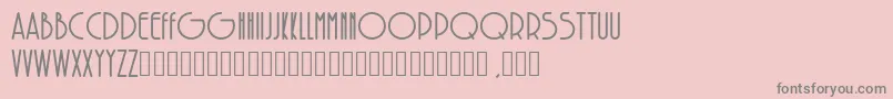 SolarBold Font – Gray Fonts on Pink Background