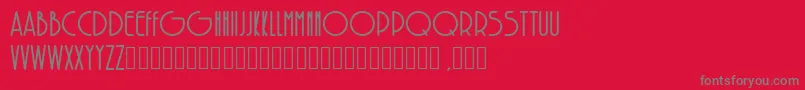 Police SolarBold – polices grises sur fond rouge
