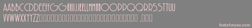 SolarBold Font – Pink Fonts on Gray Background