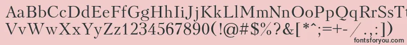 Kudriash Font – Black Fonts on Pink Background