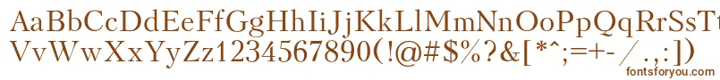 Kudriash Font – Brown Fonts on White Background