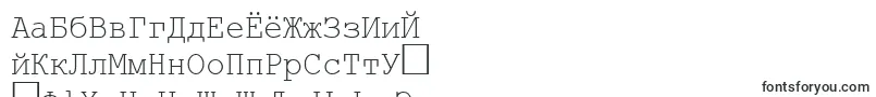 CourierNewCyr90n-fontti – venäjän fontit