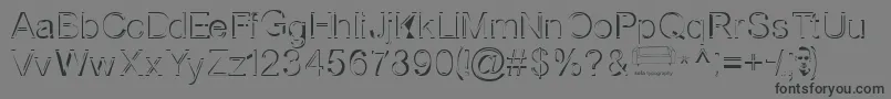 NorthernBookSale Font – Black Fonts on Gray Background