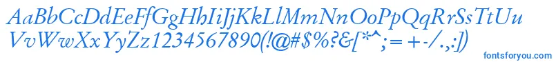 GaramondKursiv Font – Blue Fonts
