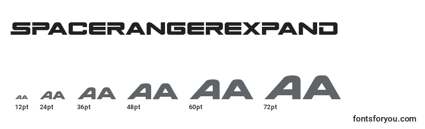 Spacerangerexpand Font Sizes