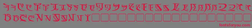 FalmerBold Font – Red Fonts on Gray Background