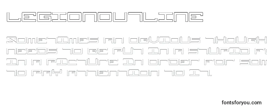 Шрифт LegionOutline