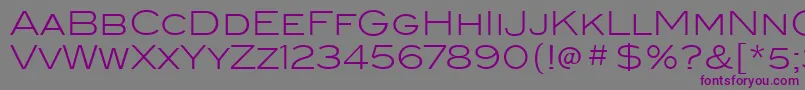 BlairitcTtLight Font – Purple Fonts on Gray Background