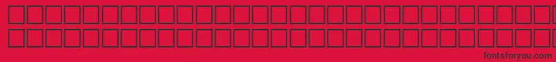 EpicRegular Font – Black Fonts on Red Background