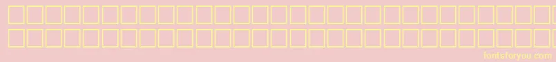 EpicRegular Font – Yellow Fonts on Pink Background
