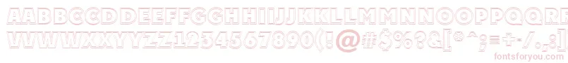 APlakattitul2otlExtrabold Font – Pink Fonts on White Background
