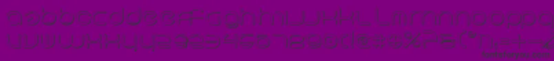 NeoGeo3D Font – Black Fonts on Purple Background