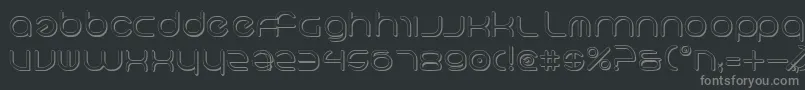 More about NeoGeo3D Font NeoGeo3D Font – Gray Fonts on Black Background