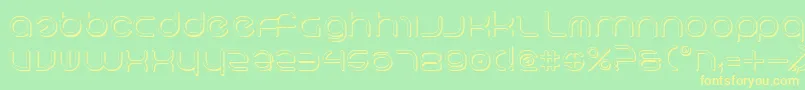Подробнее о шрифте NeoGeo3D Шрифт NeoGeo3D – жёлтые шрифты на зелёном фоне