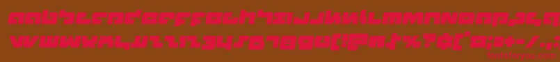 Boomsticksemital Font – Red Fonts on Brown Background